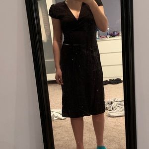 Brandy Melville black wrap dress